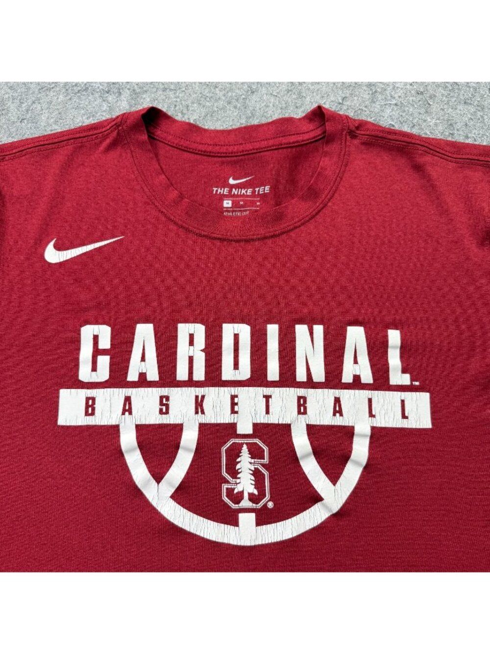 Stanford Cardinal Nike Shirt Men M Red DRI-FIT Legend Short Sleeve Crew Neck